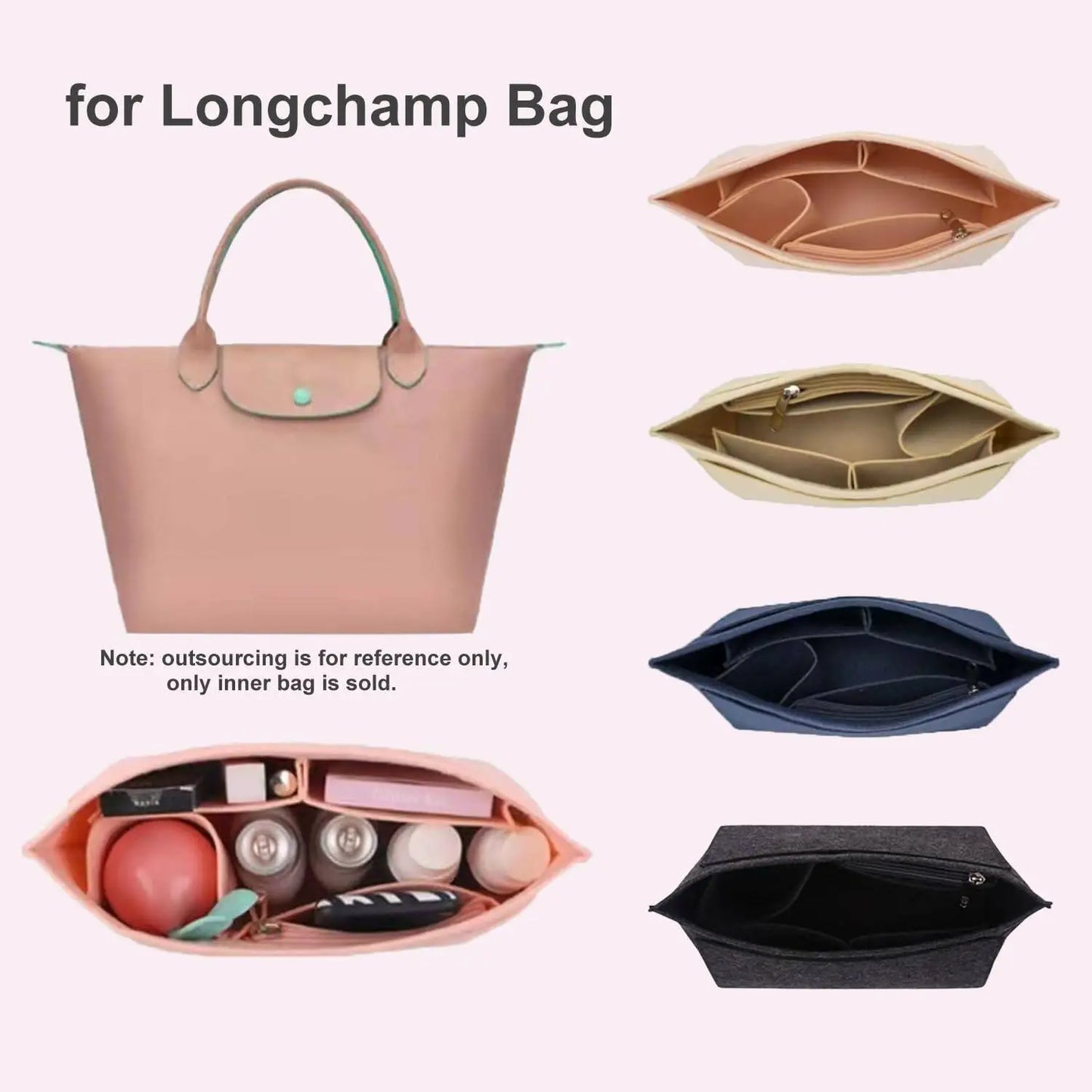 Soft Felt Tote Organizer